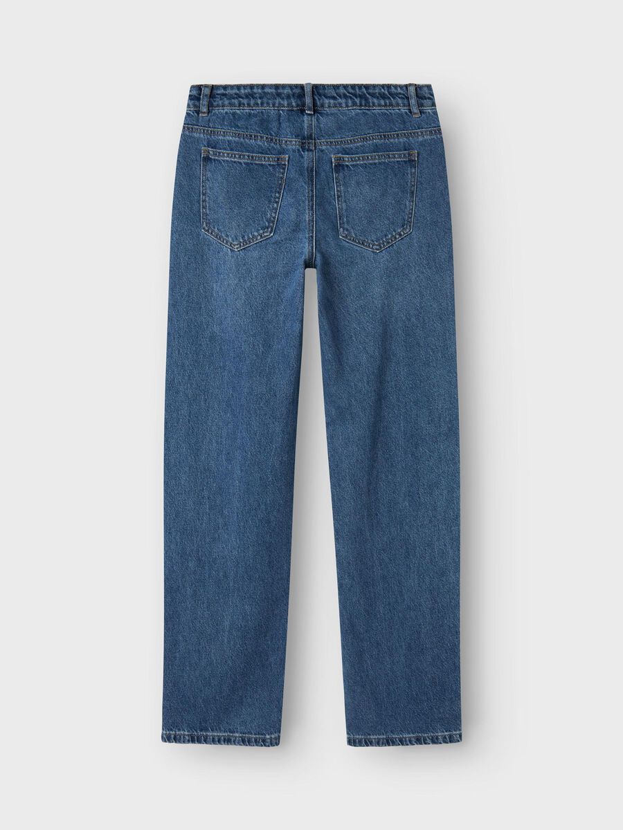 STRAIGHT LEG LOW WAIST JEANS