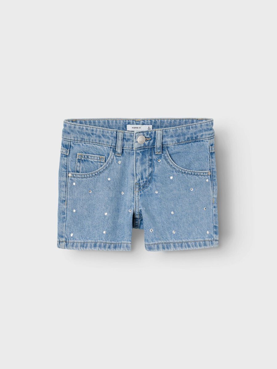 REGULAR FIT DENIM SHORT