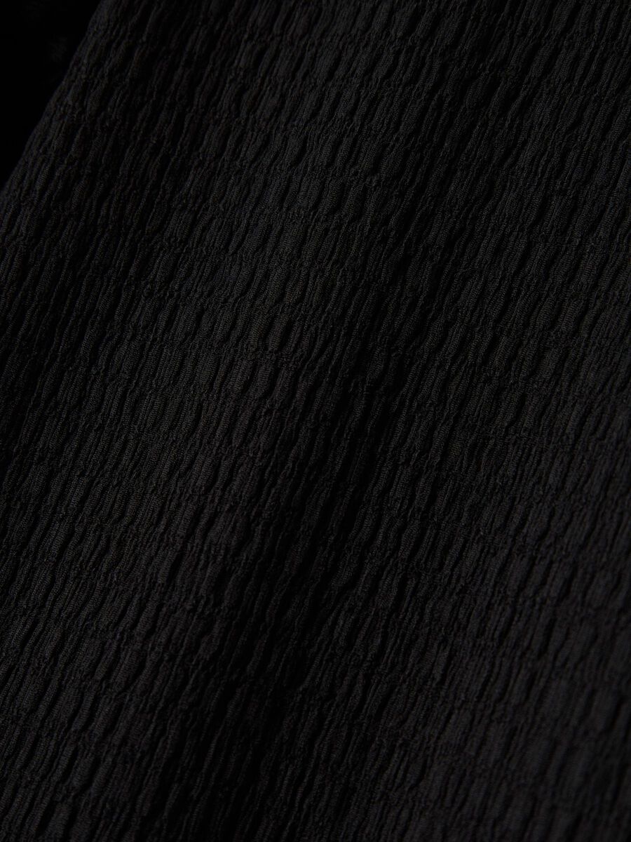 SLIM FIT TOP MET LANGE MOUWEN