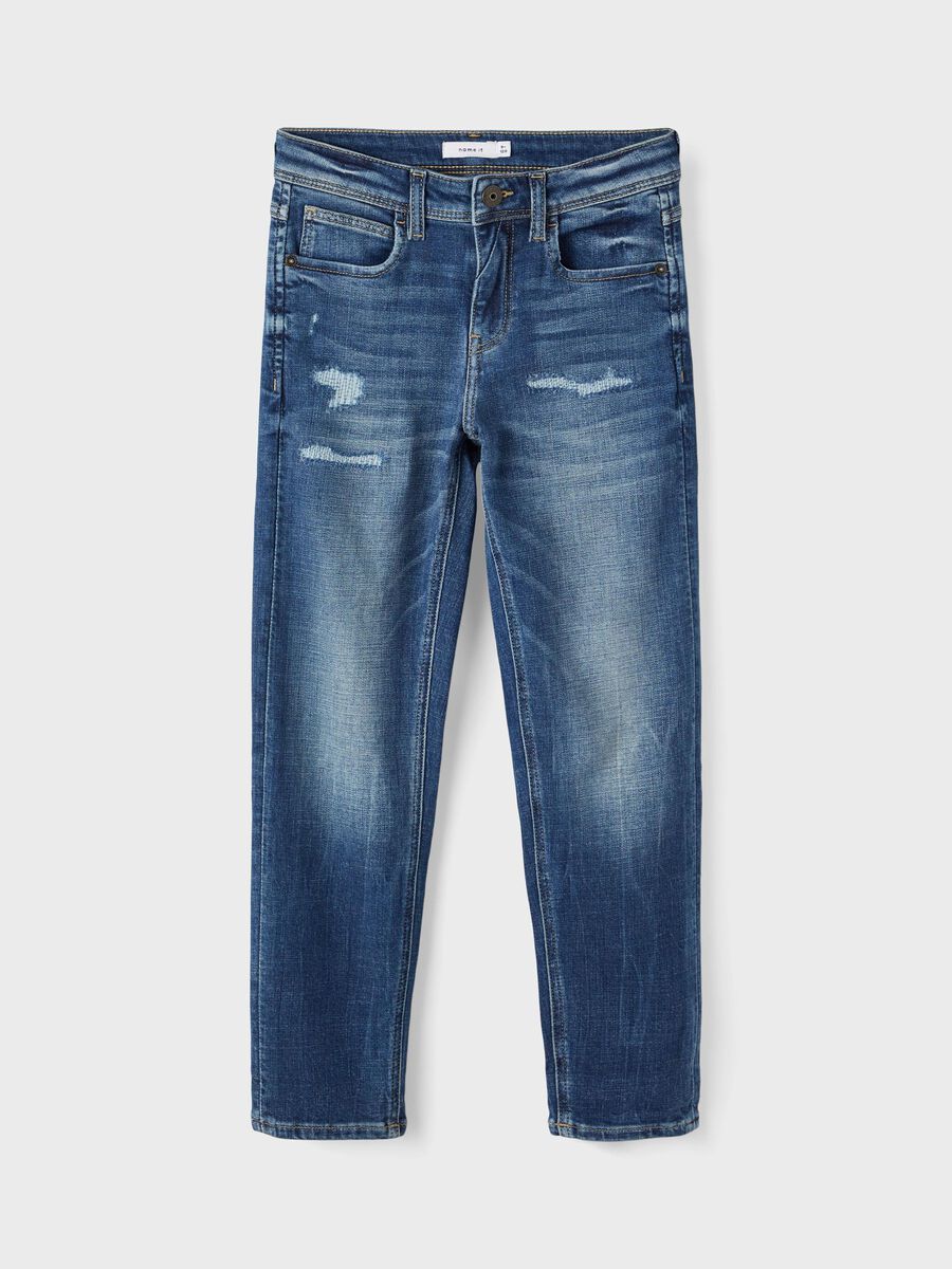 TAPERED FIT JEANS