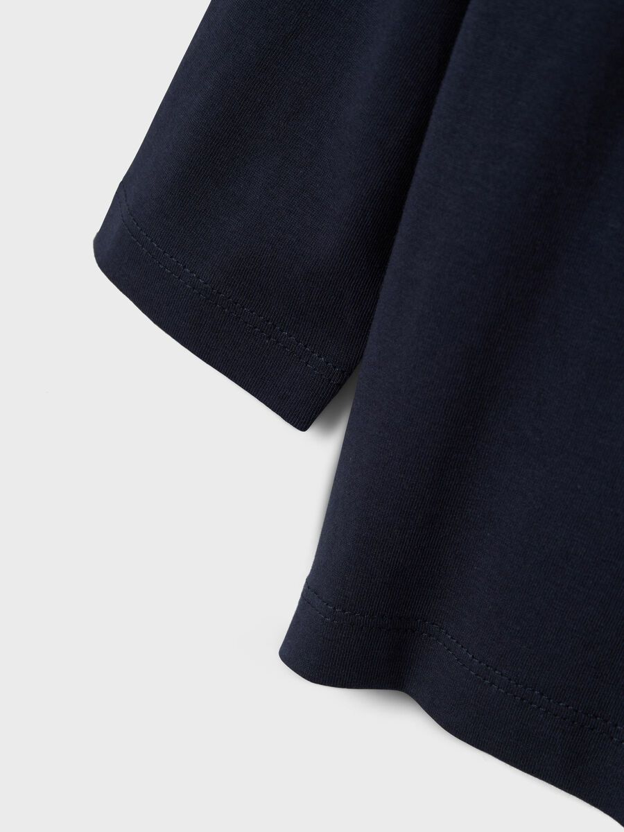 REGULAR FIT TOP MET LANGE MOUWEN