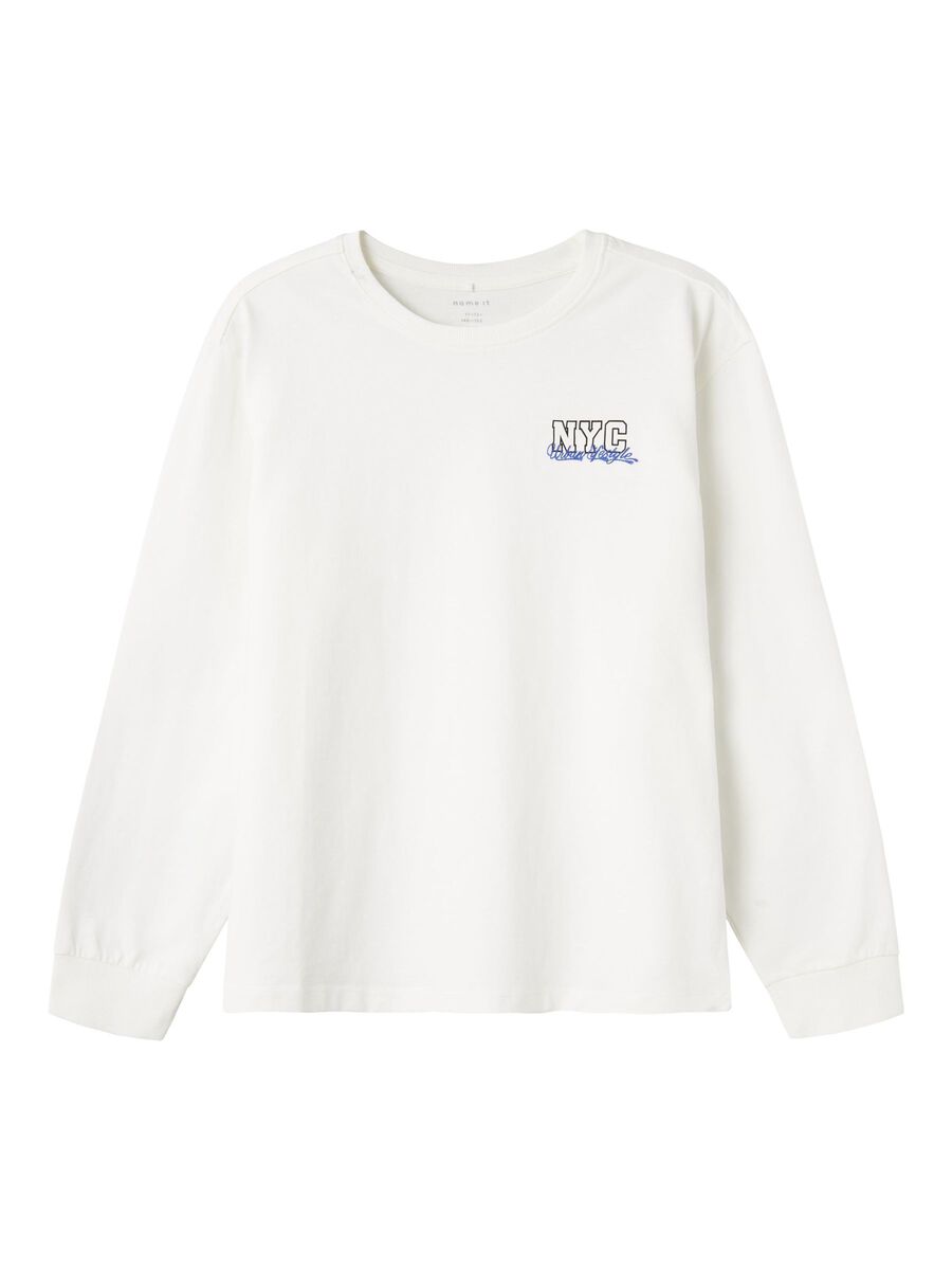 REGULAR FIT TOP MET LANGE MOUWEN