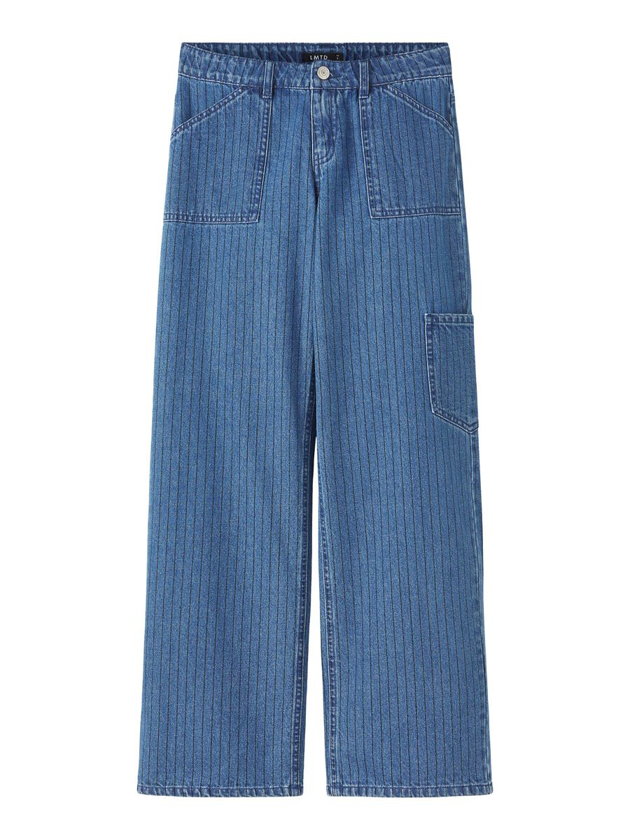 WIDE-LEG CARGO JEANS