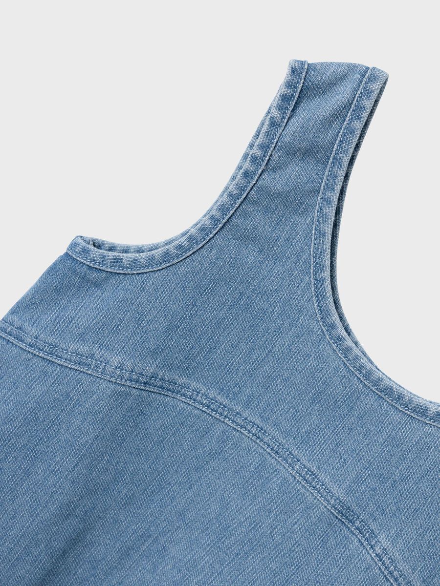 DENIM SLIP-OVER JURK