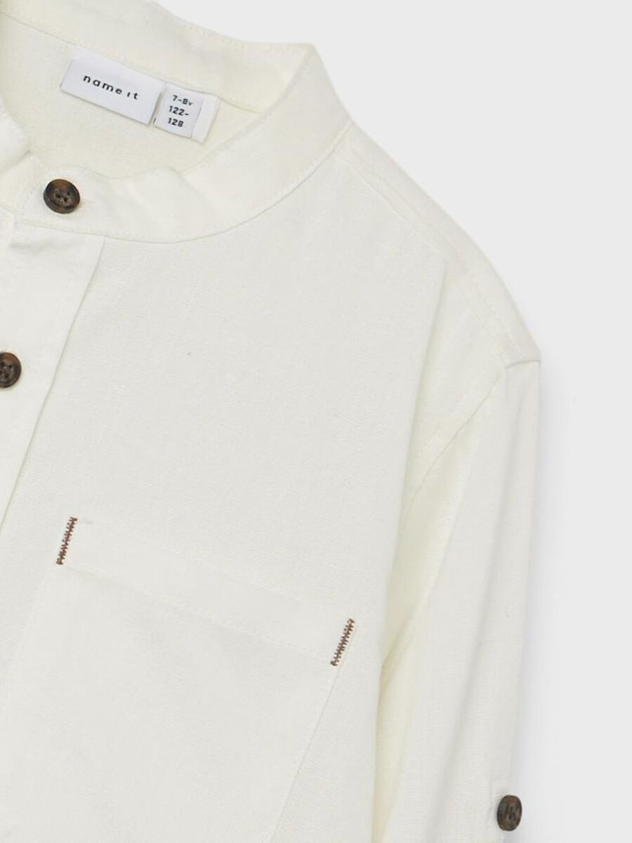 REGULAR FIT OVERHEMD MET LANGE MOUWEN