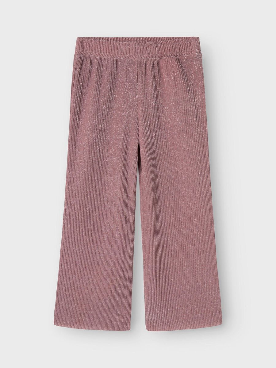 WIDE LEG GLITTER BROEK