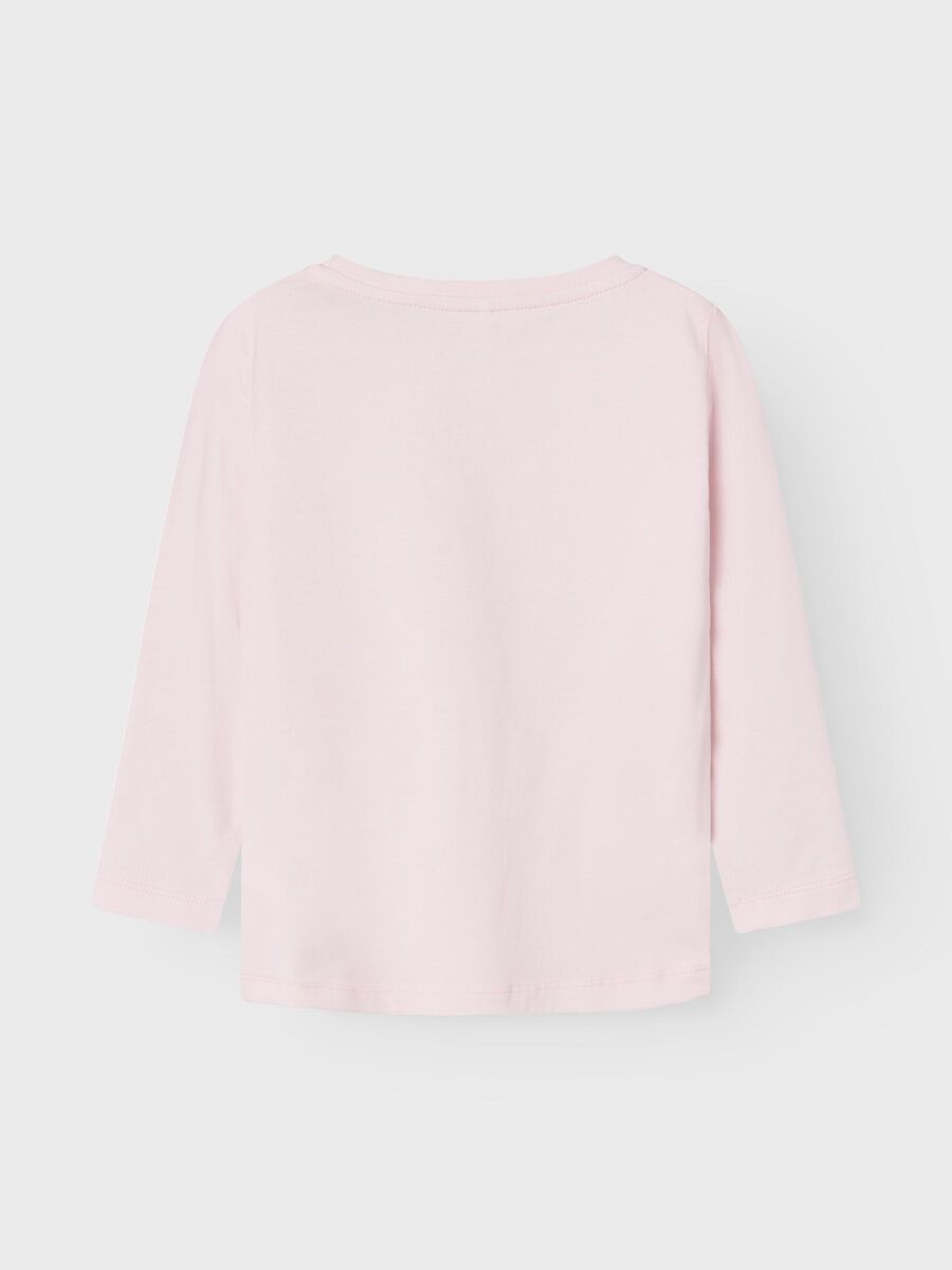 GLITTER TOP MET LANGE MOUWEN