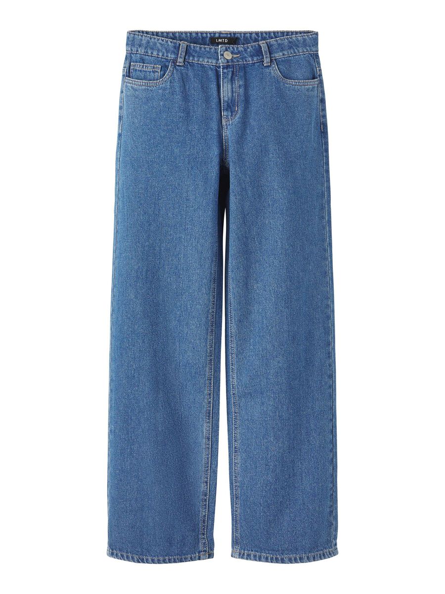 LOW-WAIST WIDE-LEG JEANS