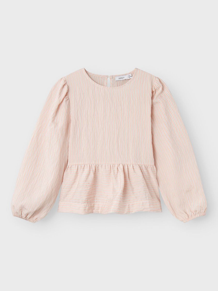 REGULAR FIT TOP MET LANGE MOUWEN