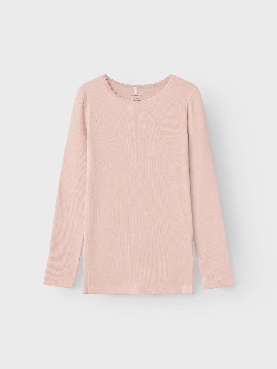 - SLIM TOP MET LANGE MOUWEN