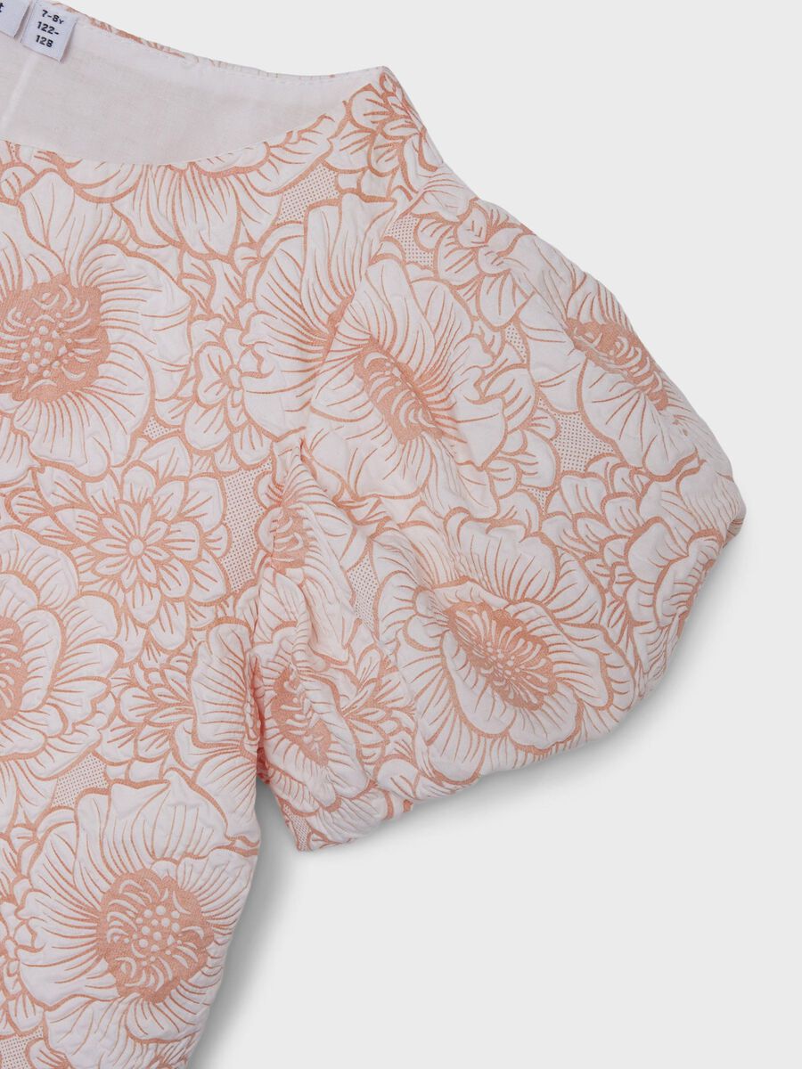 PRINT TOP MET KORTE MOUWEN