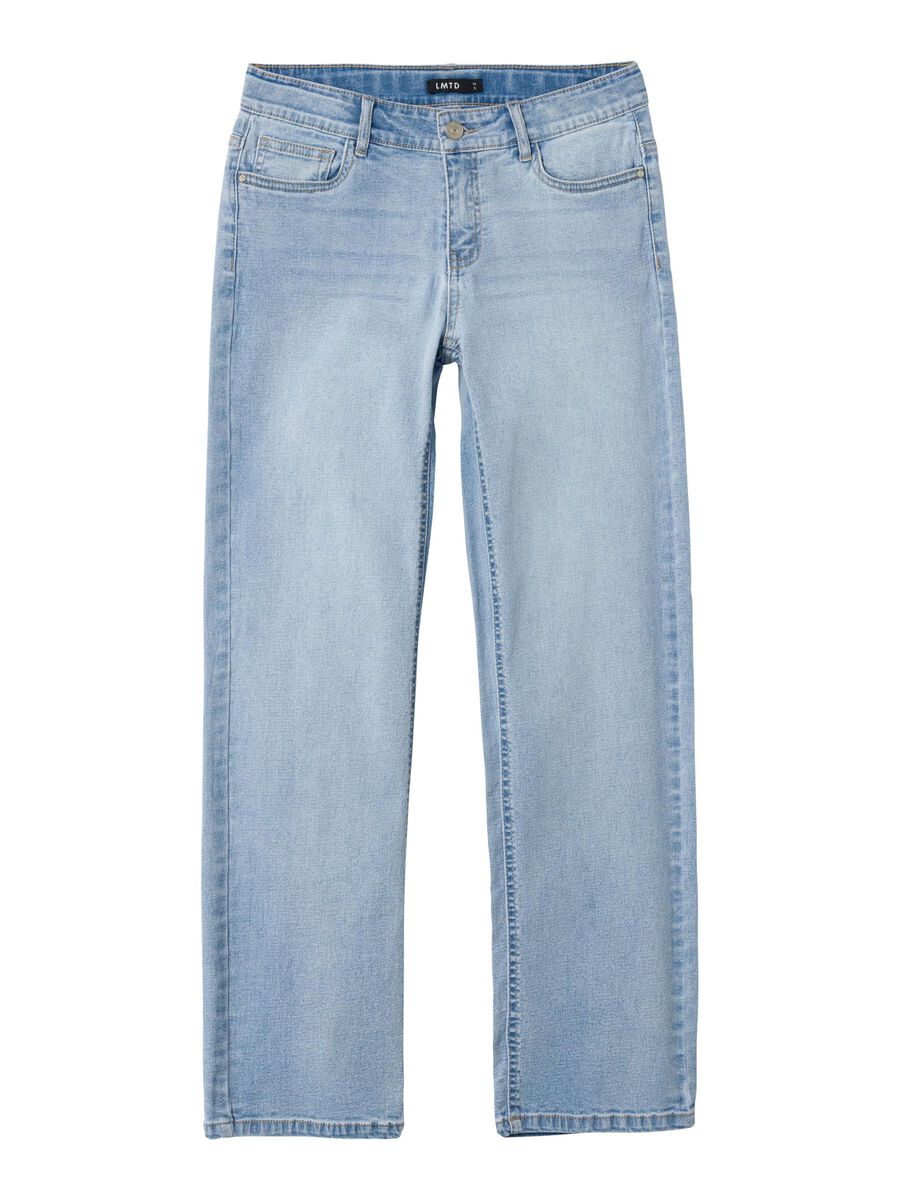LOW-WAIST STRAIGHT LEG JEANS