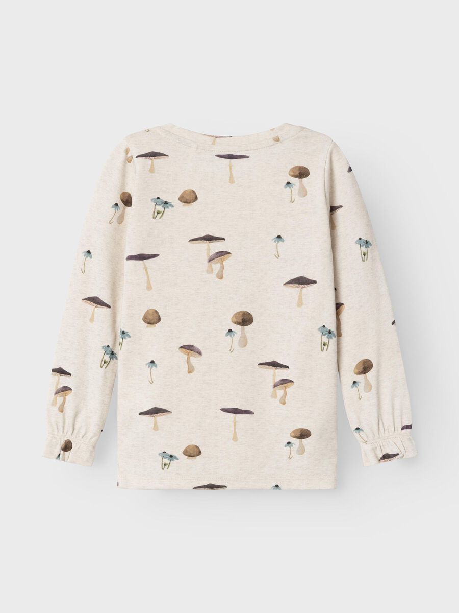 SLIM FIT TOP MET LANGE MOUWEN