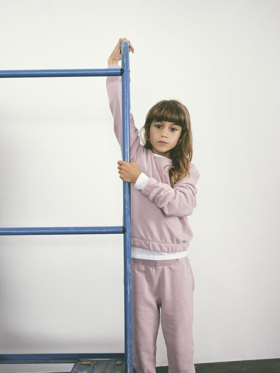 ZACHTE ELASTISCHE TAILLE SWEATPANTS