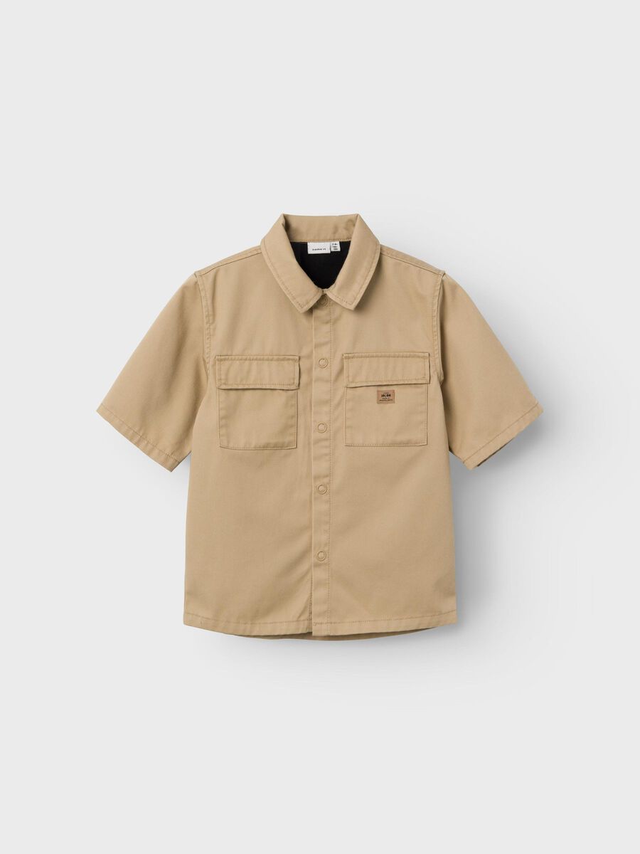 OVERSIZED TWILL OVERHEMD