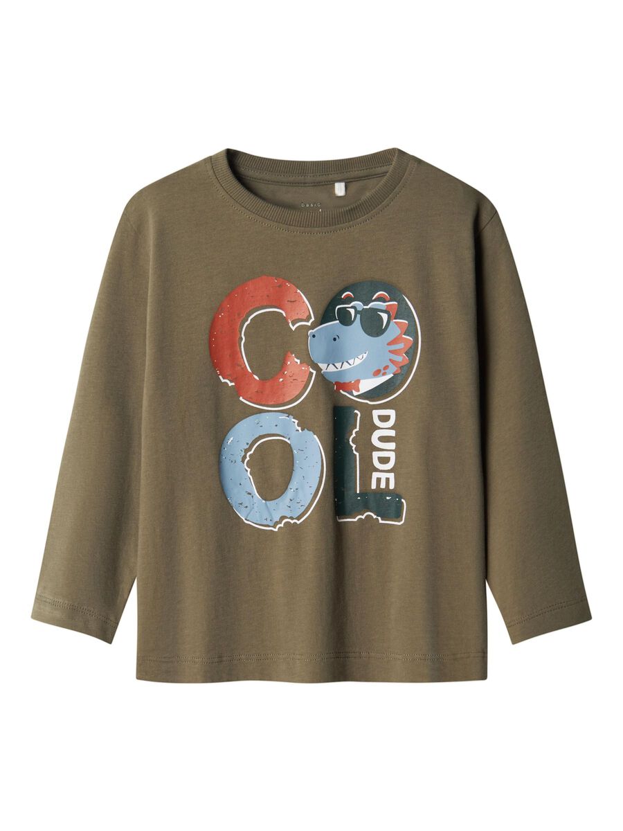 LOOSE FIT TOP MET LANGE MOUWEN