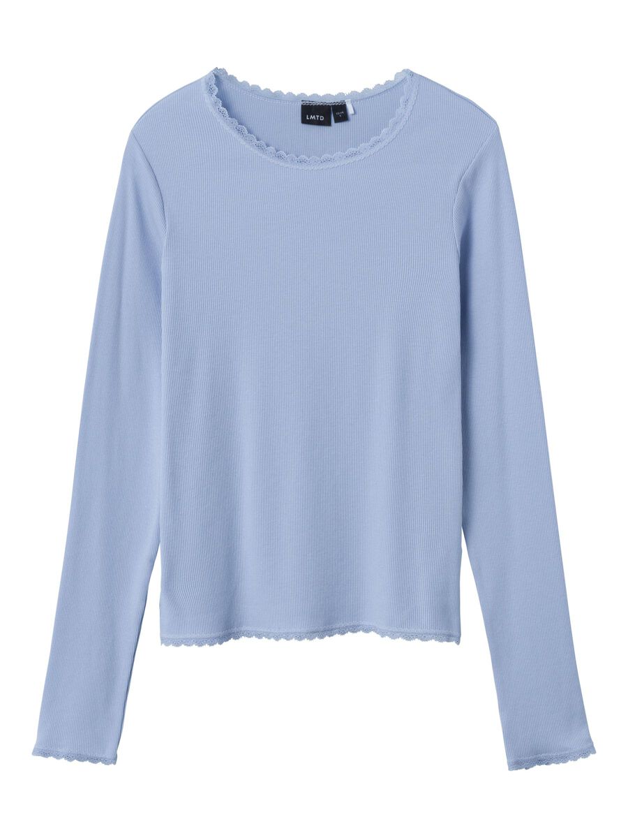 KORTE TOP MET LANGE MOUWEN