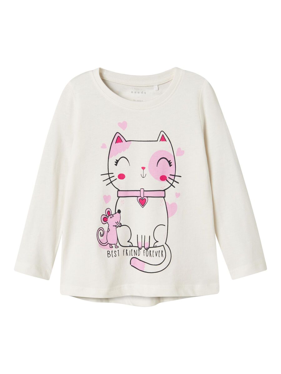 LOOSE FIT TOP MET LANGE MOUWEN