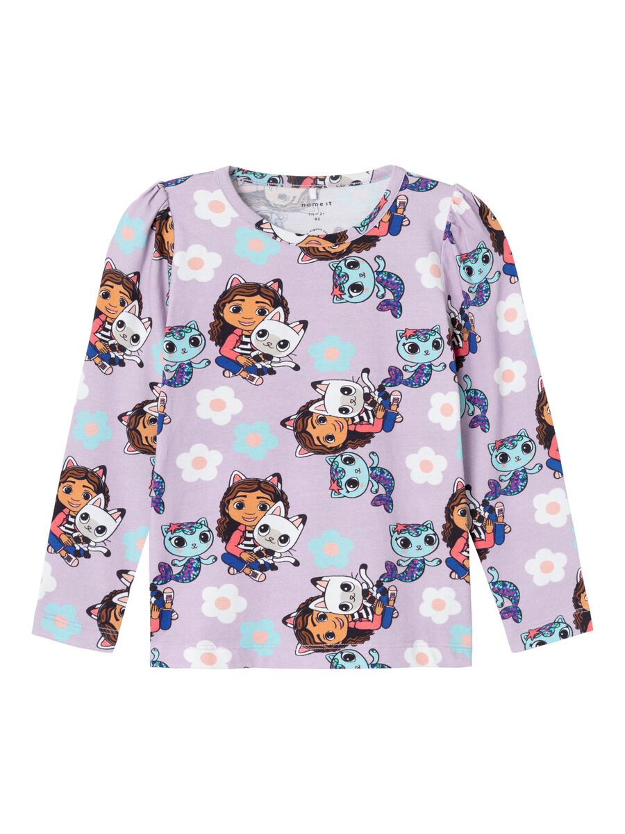 GABBY'S POPPENHUIS TOP MET LANGE MOUWEN