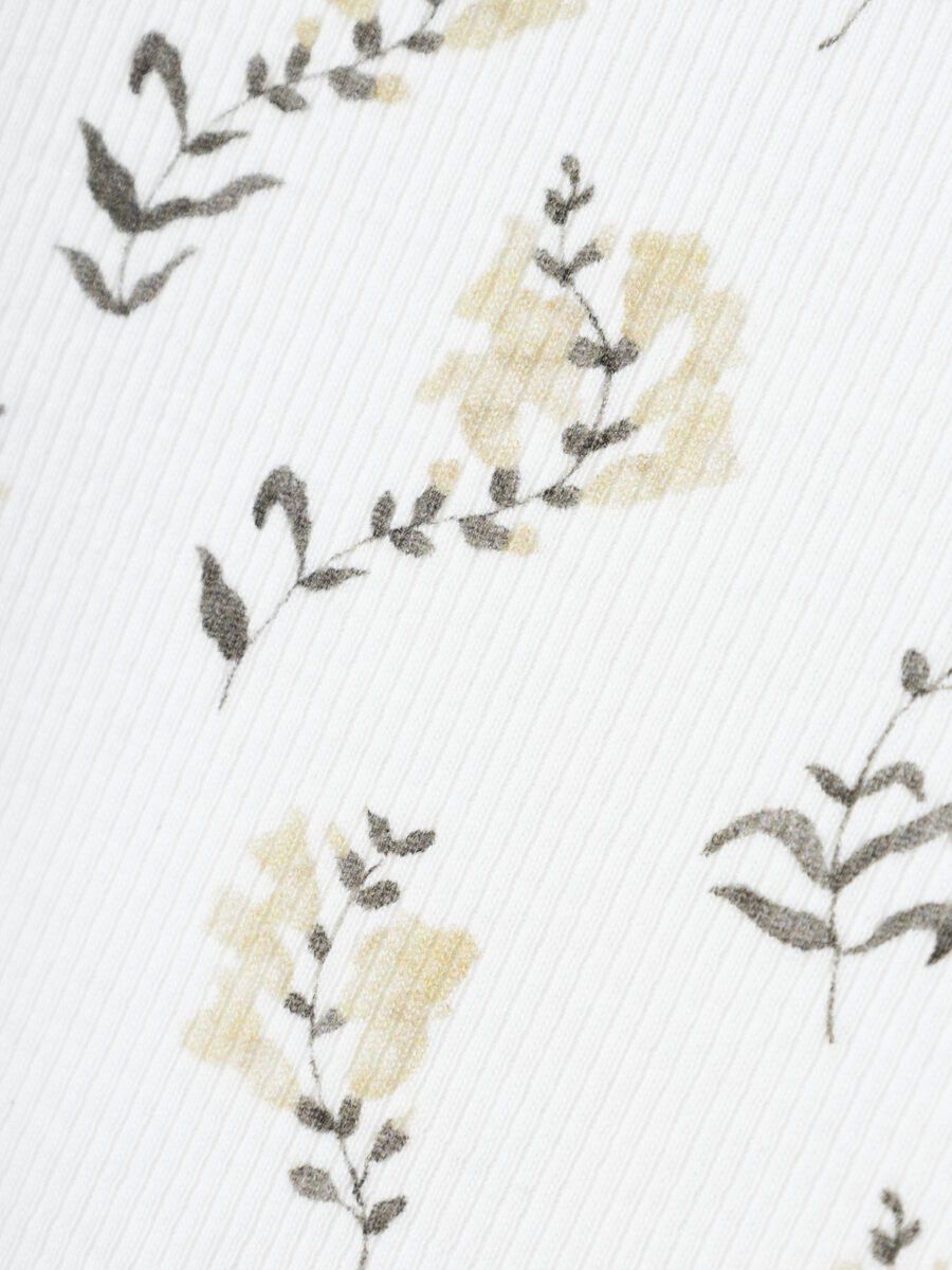 SLIM FIT TOP MET LANGE MOUWEN