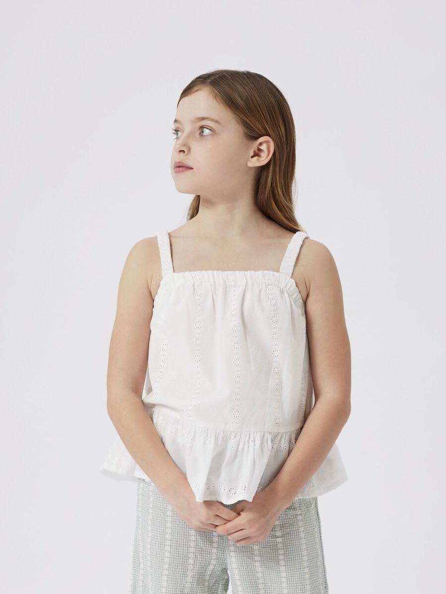 REGULAR FIT TOP MET BANDJES