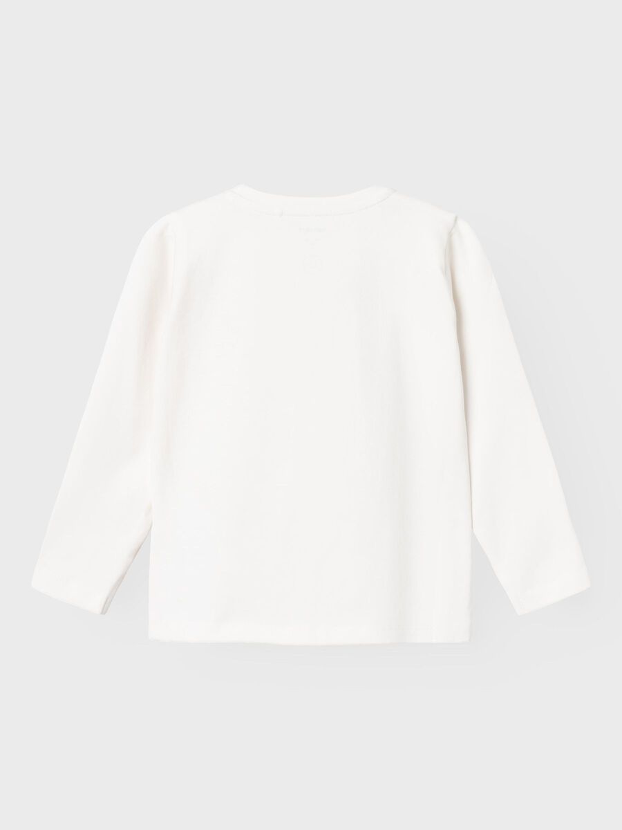 GLITTER TOP MET LANGE MOUWEN