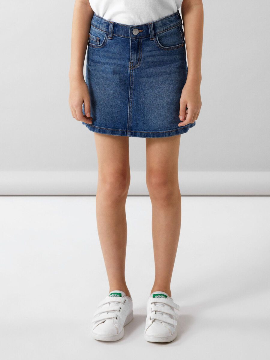 KORTE DENIM ROK