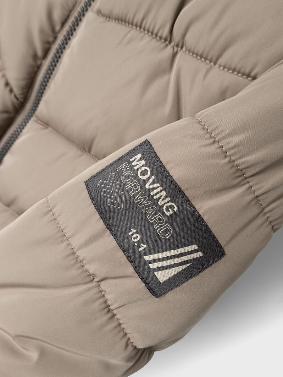 FLEECE GEWATTEERDE JAS