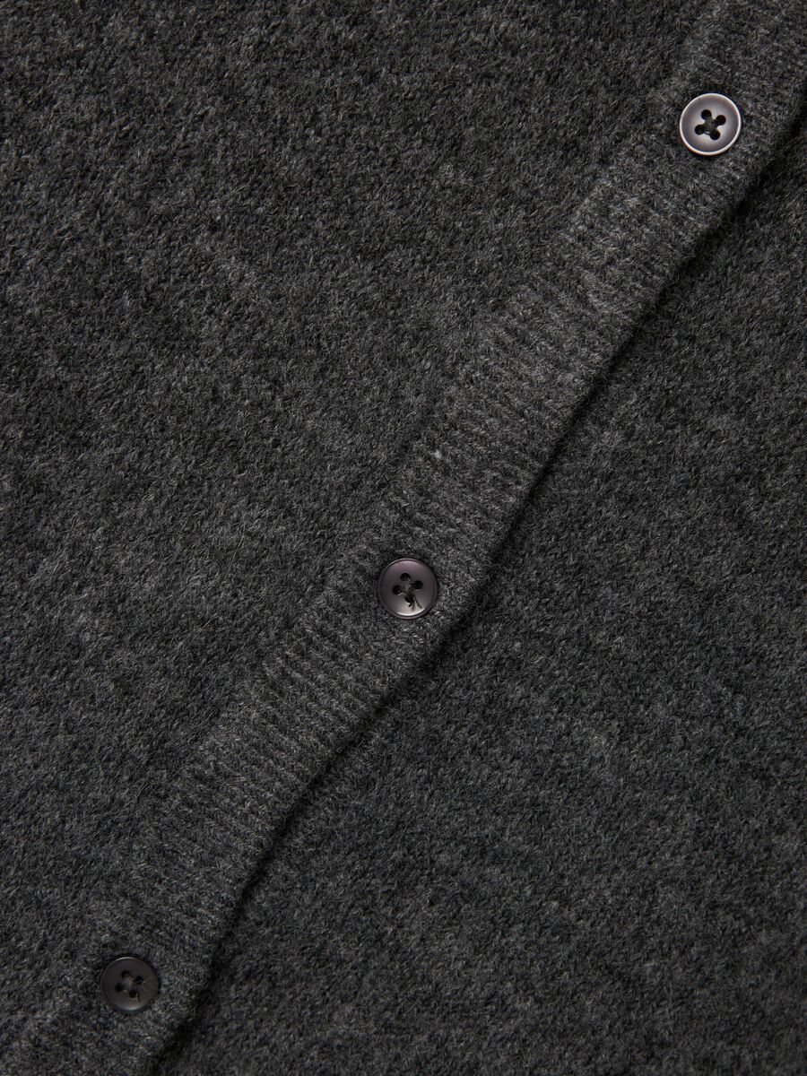 LANGE MOUWEN GEBREID VEST