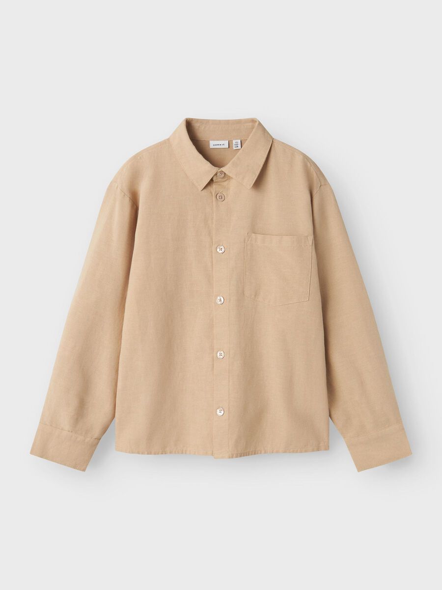 LANGE MOUWEN OVERHEMD