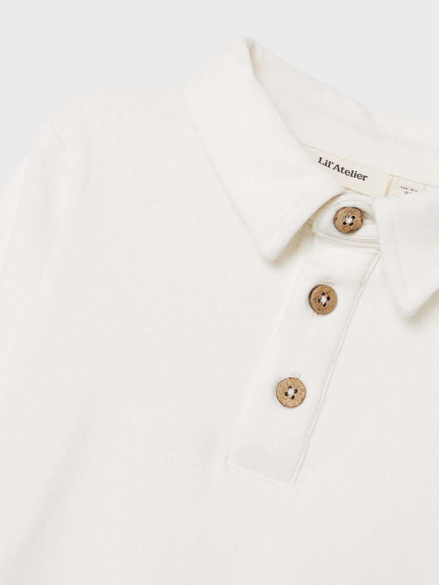 SLIM FIT TOP MET LANGE MOUWEN