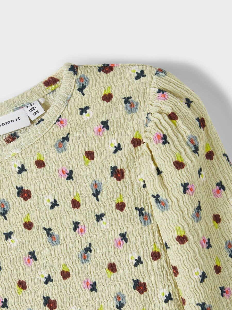 REGULAR FIT TOP MET LANGE MOUWEN