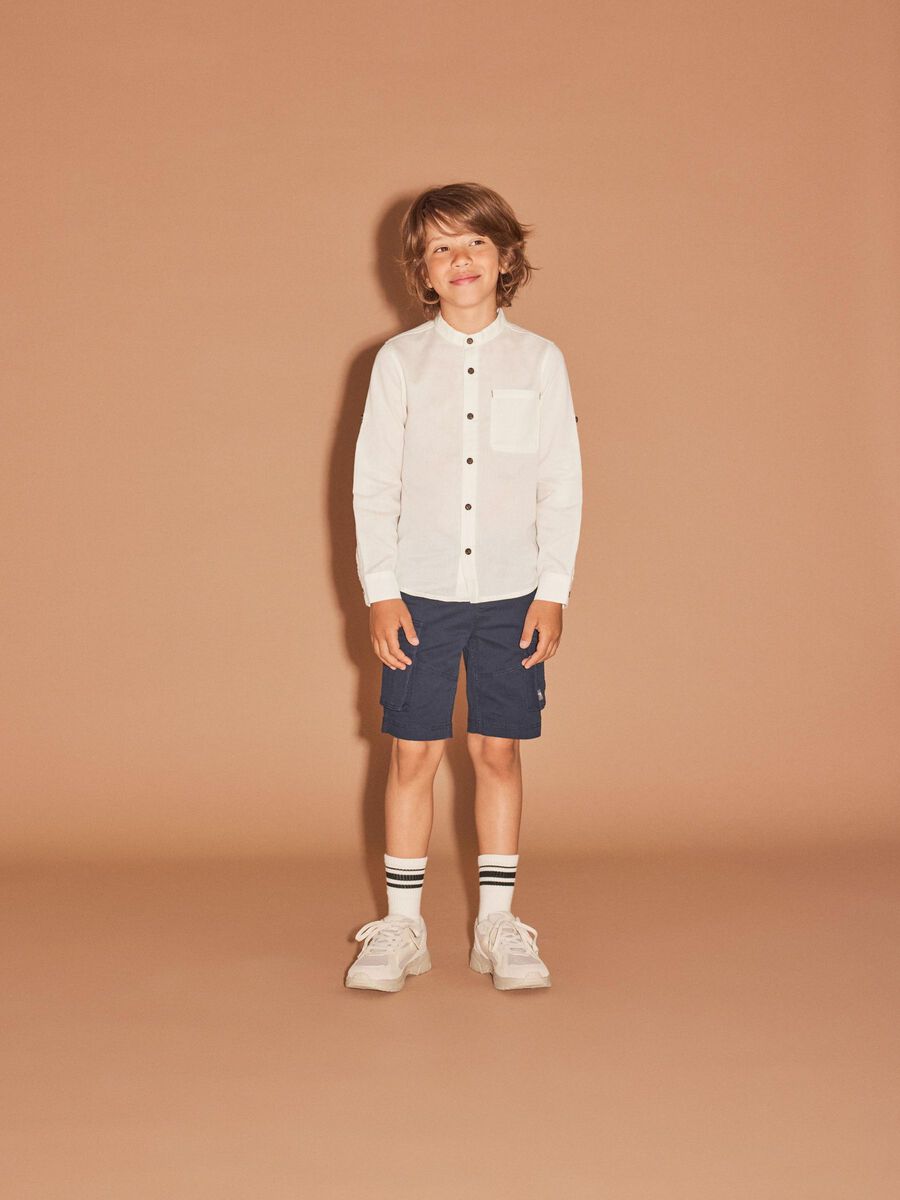 REGULAR FIT OVERHEMD MET LANGE MOUWEN