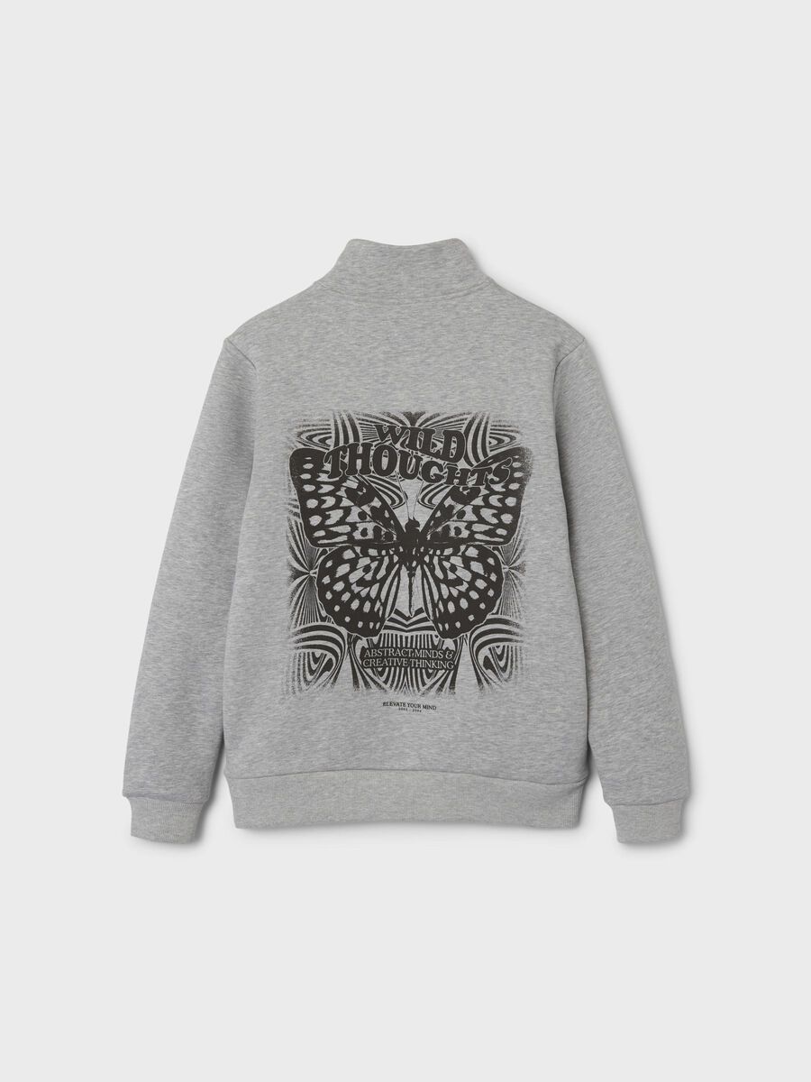 HALVE RITS SWEATSHIRT