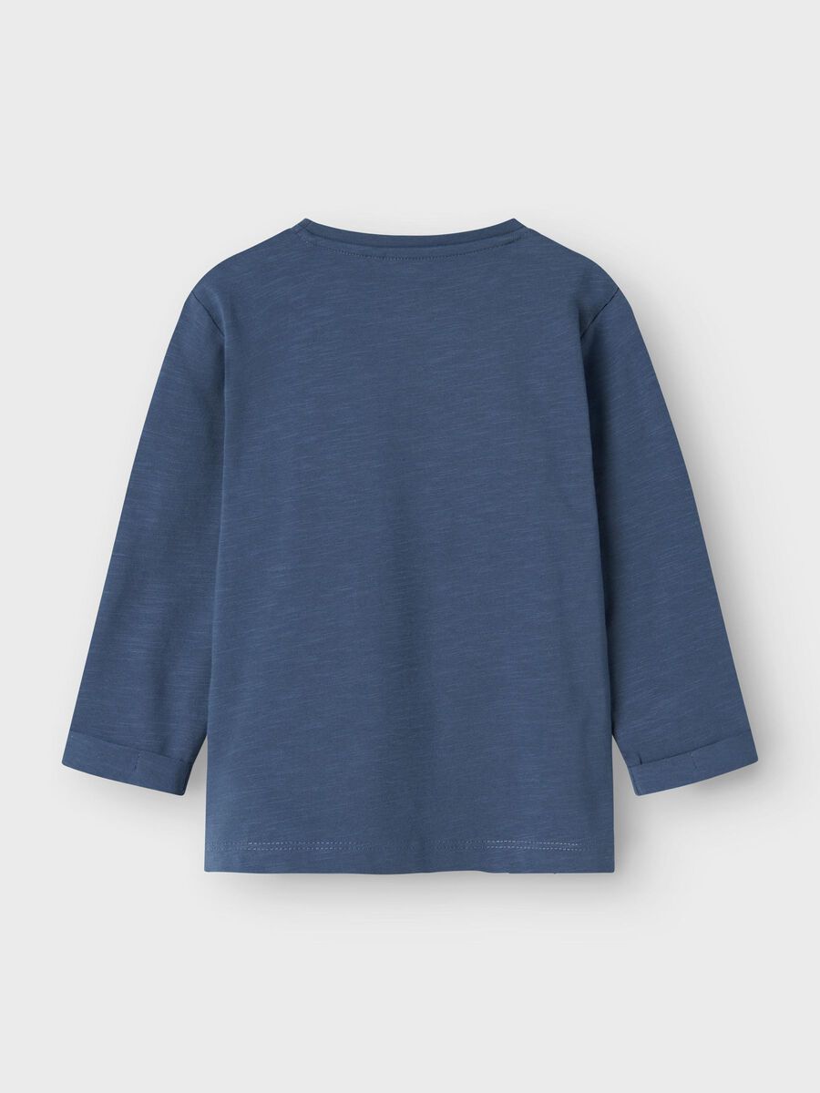 REGULAR FIT TOP MET LANGE MOUWEN