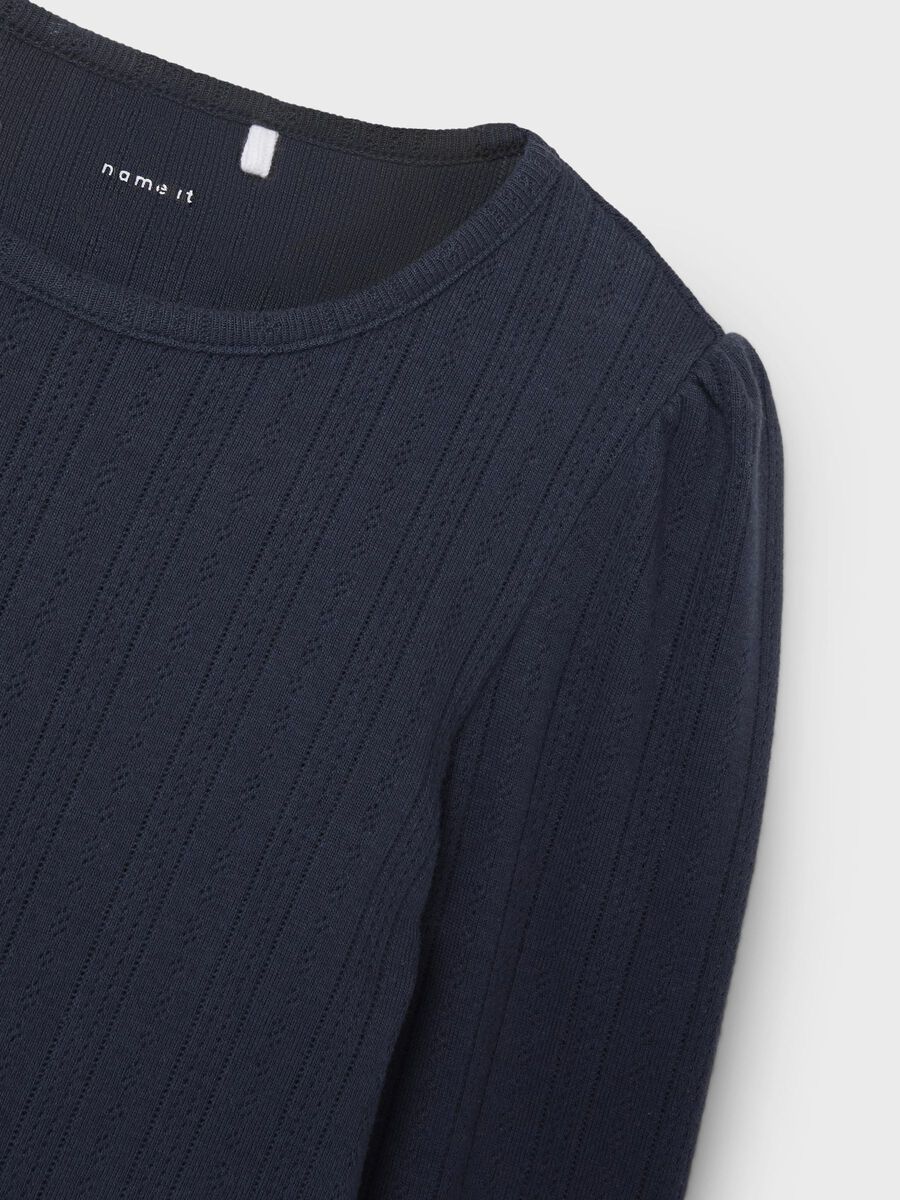 BIOLOGISCH KATOEN TOP MET LANGE MOUWEN