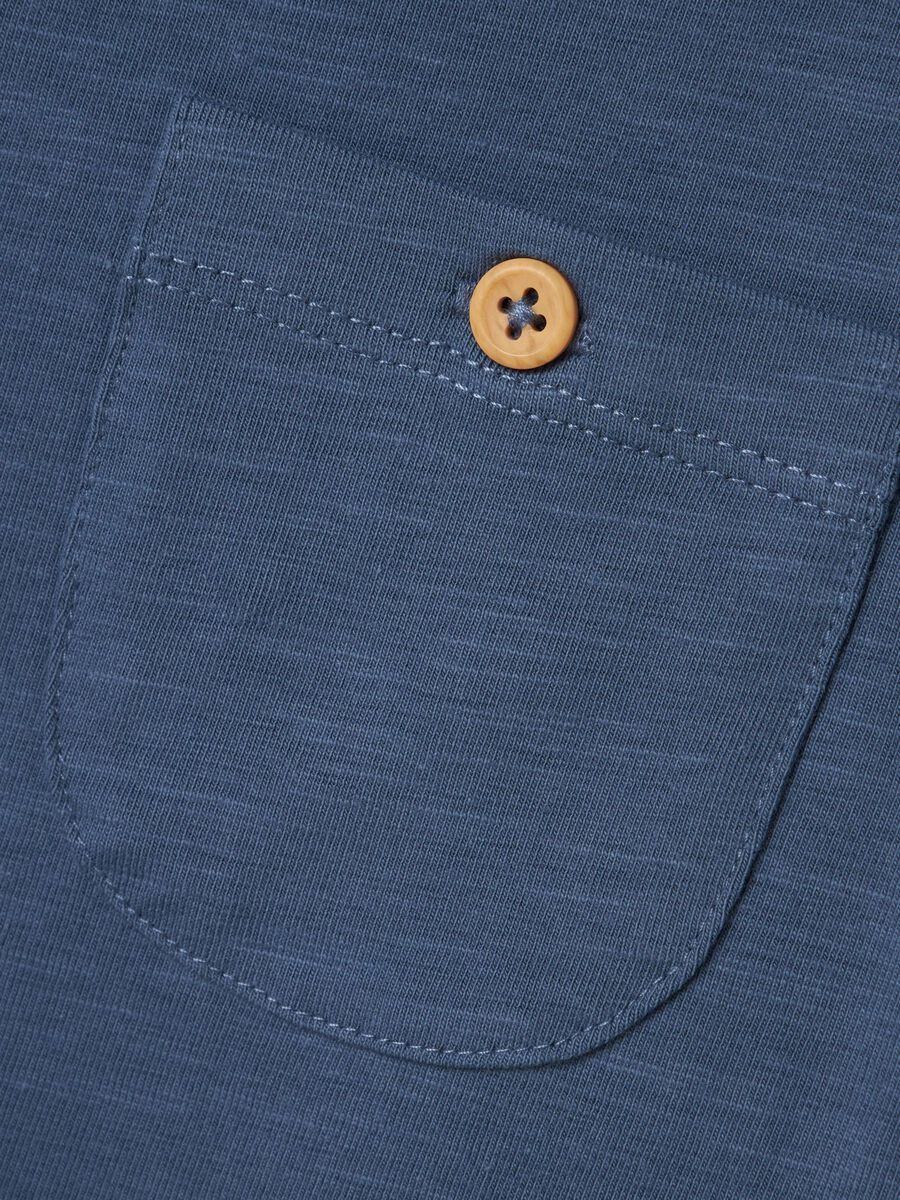 REGULAR FIT TOP MET LANGE MOUWEN