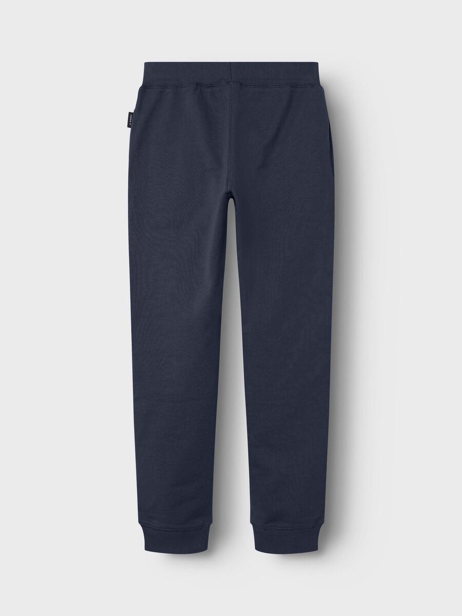 EFFEN GEKLEURDE SWEATBROEK