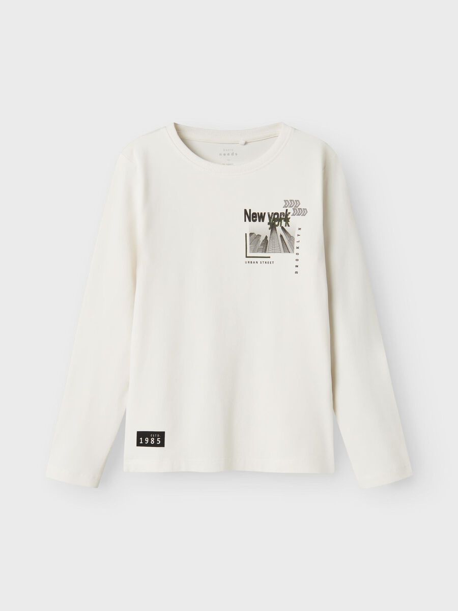 PRINT TOP MET LANGE MOUWEN