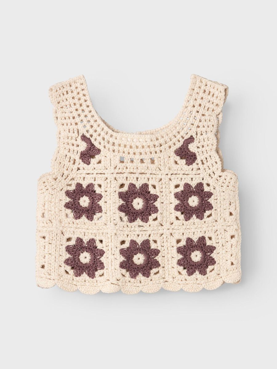 LOOSE FIT GEBREID GILET