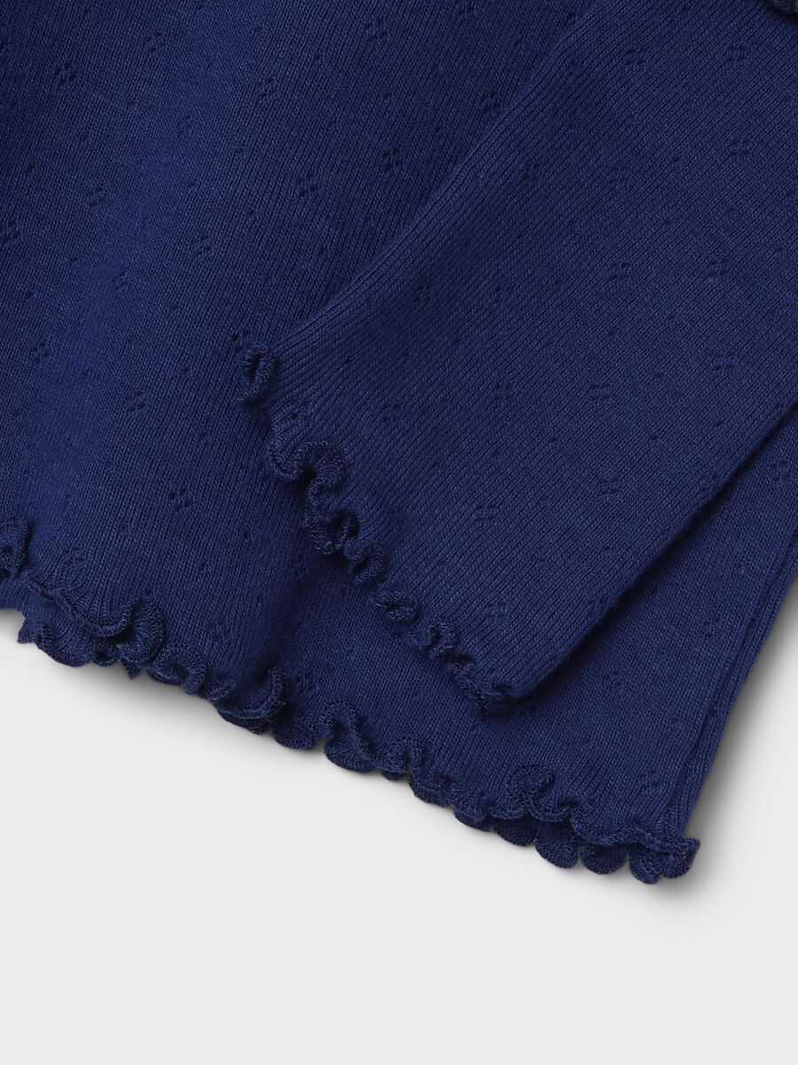 SLIM FIT TOP MET LANGE MOUWEN