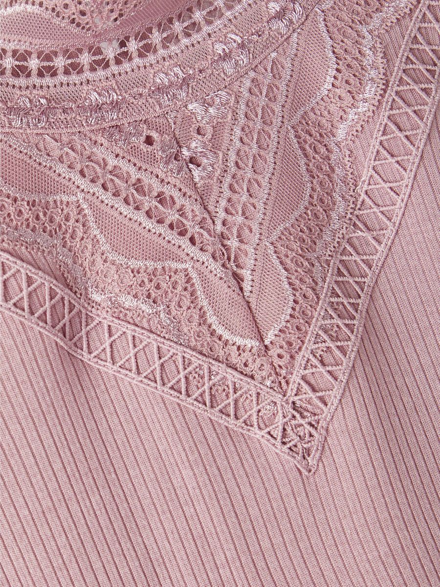 X-SLIM FIT TOP MET LANGE MOUWEN