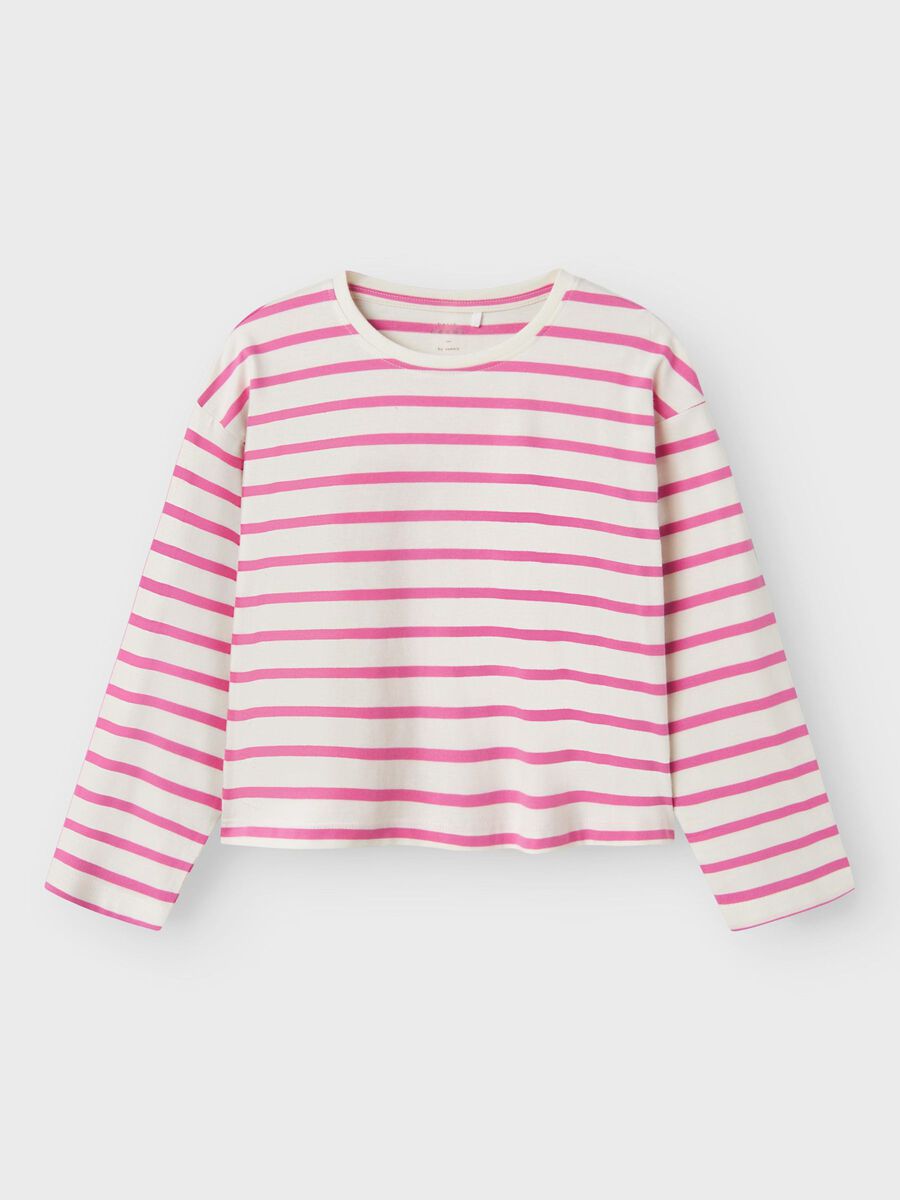 RELAXED FIT TOP MET LANGE MOUWEN