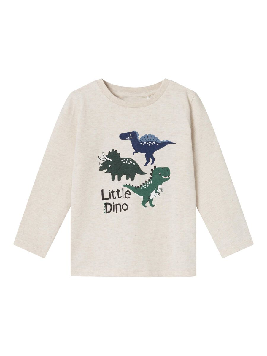 REGULAR FIT TOP MET LANGE MOUWEN