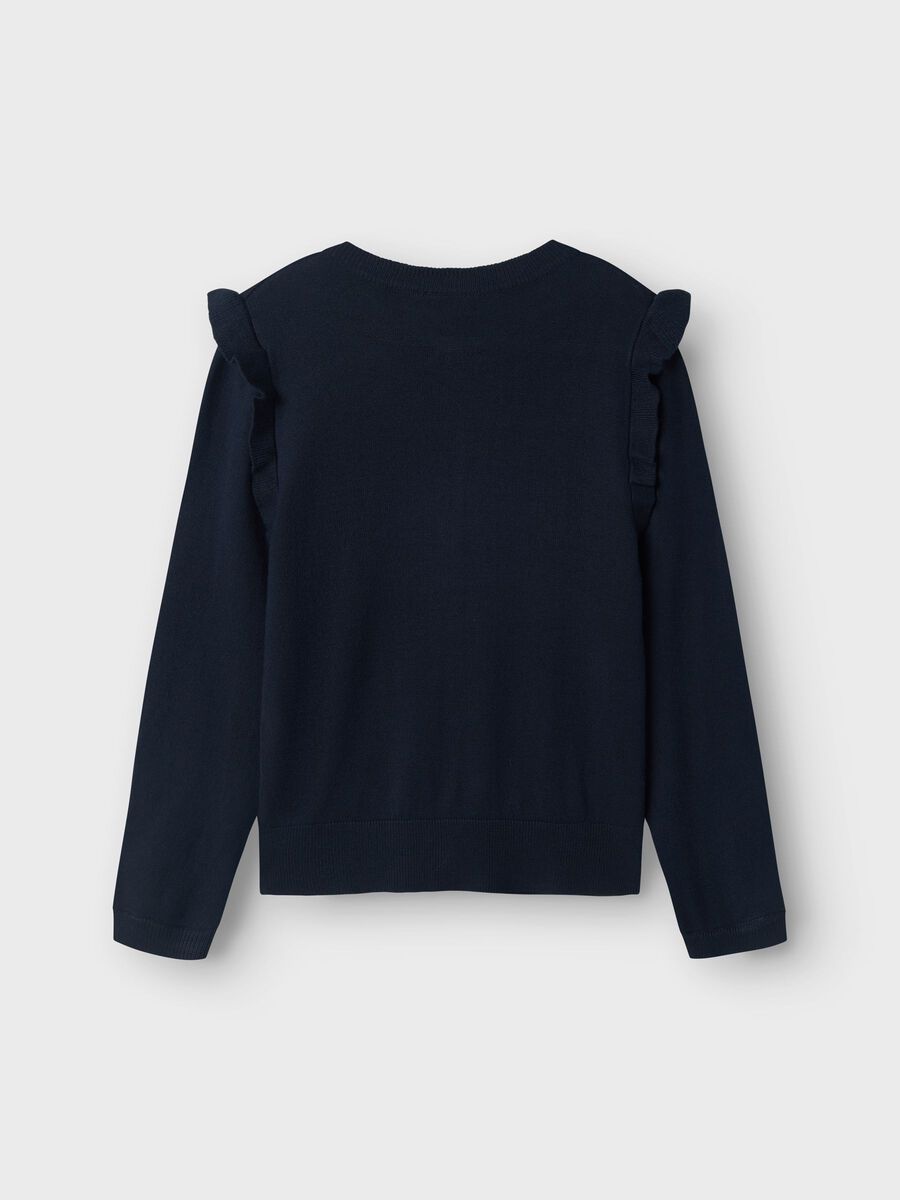 LANGE MOUWEN GEBREID VEST