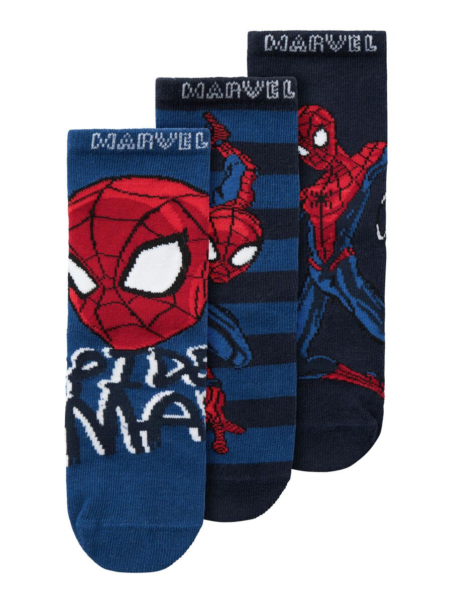 3-PACK SPIDERMAN SOKKEN