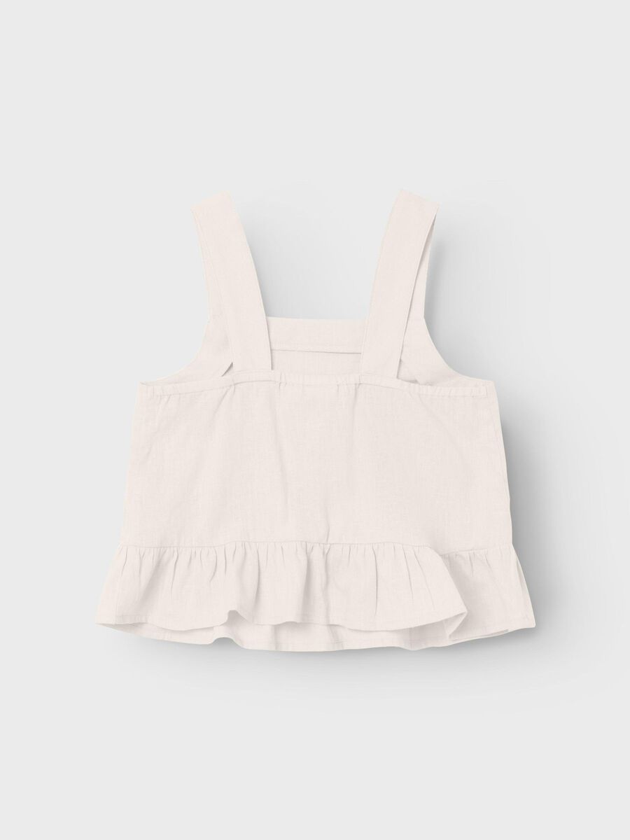 REGULAR FIT TOP MET BANDJES