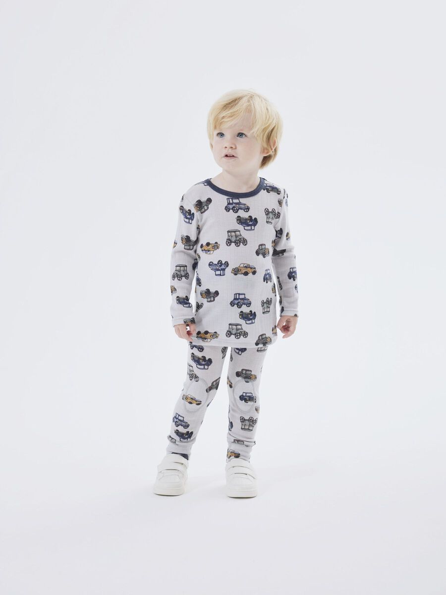 MERINO WOL TOP MET LANGE MOUWEN