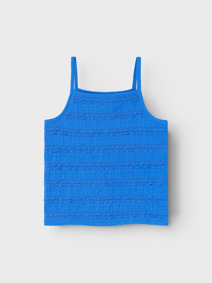 KORTE TOP MET BANDJES