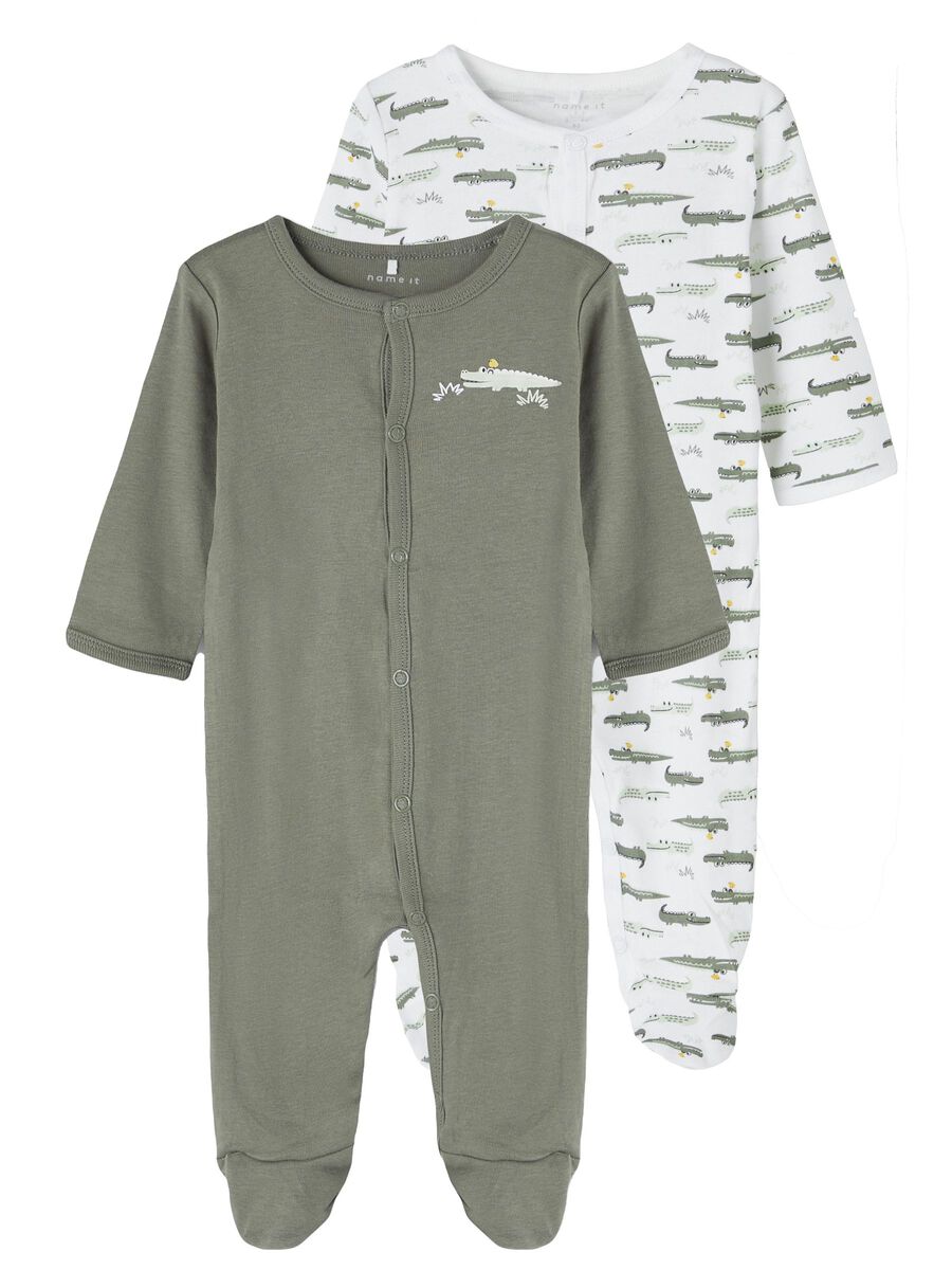 2-PACK DRUKKNOPEN PYJAMA